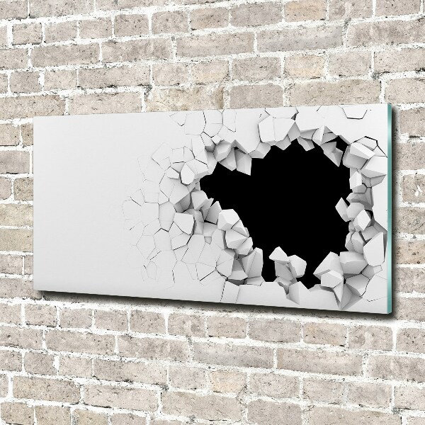 Print on acrylic Hole in the wall