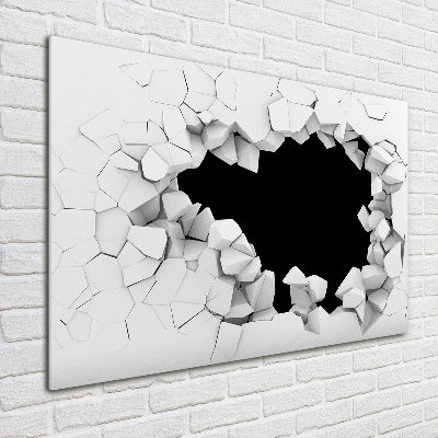 Print on acrylic Hole in the wall