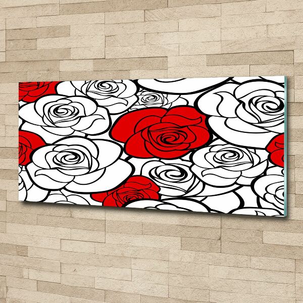 Wall art acrylic Roses