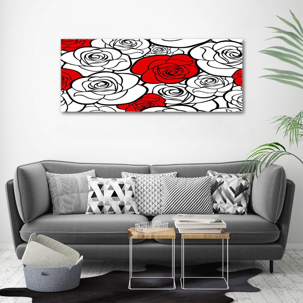 Wall art acrylic Roses