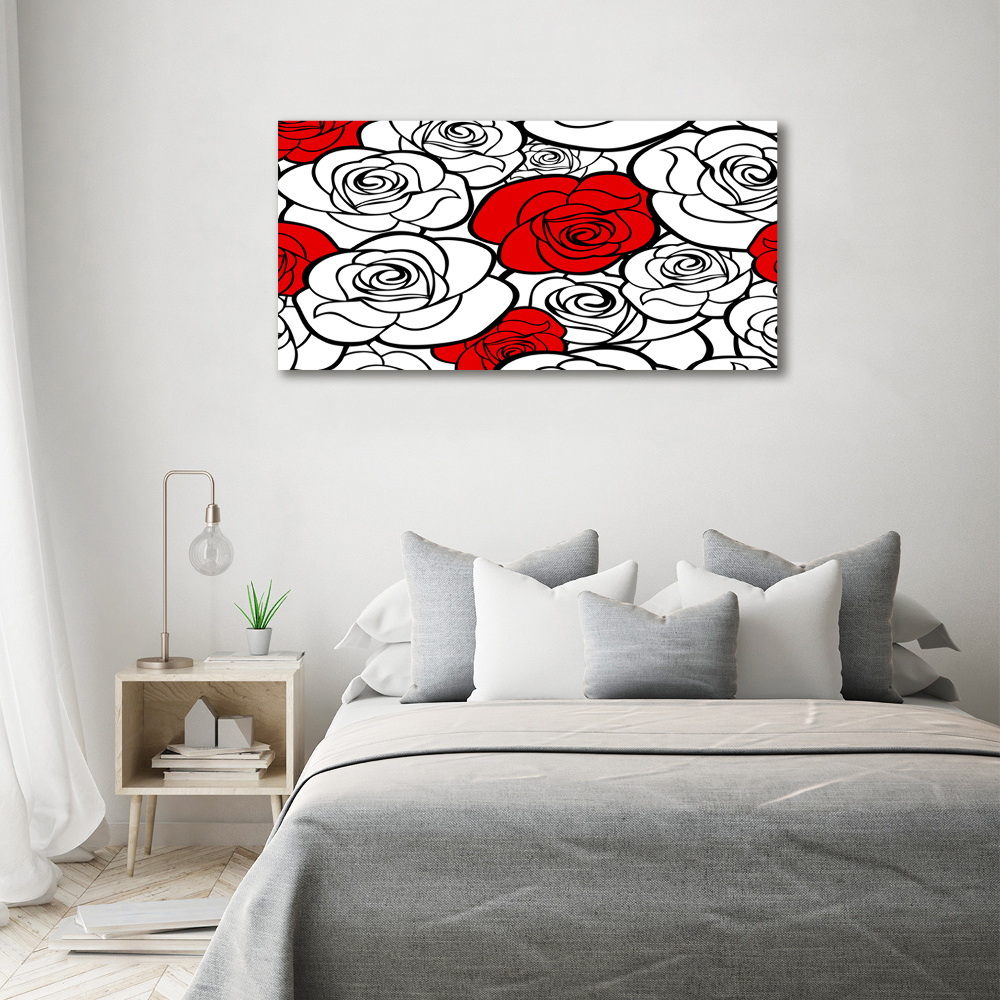 Wall art acrylic Roses