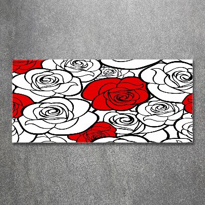 Wall art acrylic Roses