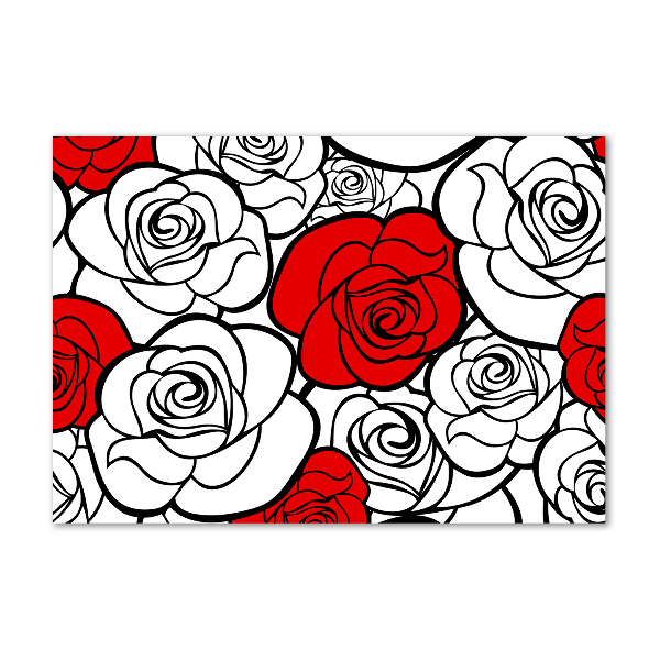 Wall art acrylic Roses