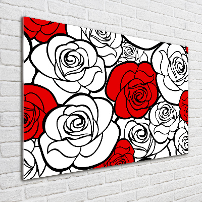 Wall art acrylic Roses