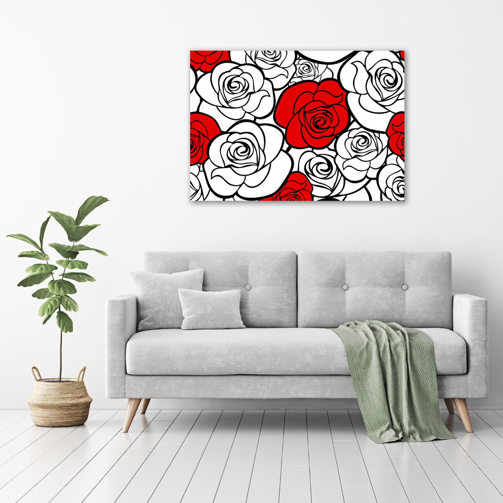 Wall art acrylic Roses