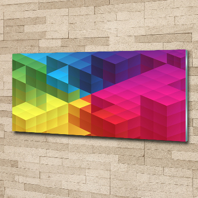 Wall art acrylic Geometric background