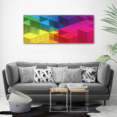 Wall art acrylic Geometric background