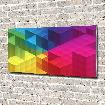 Wall art acrylic Geometric background