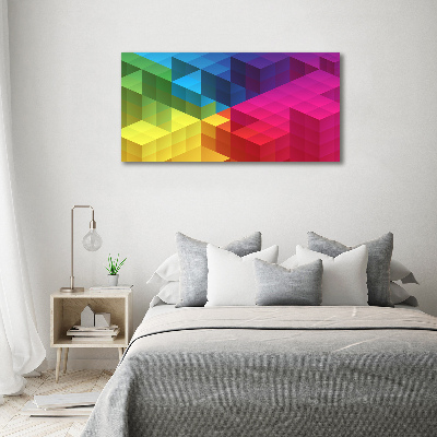 Wall art acrylic Geometric background