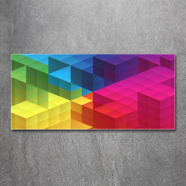 Wall art acrylic Geometric background