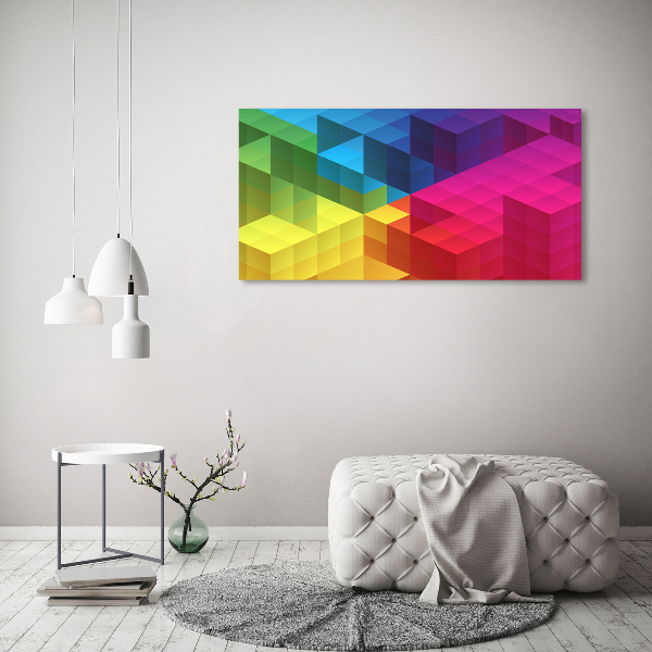 Wall art acrylic Geometric background