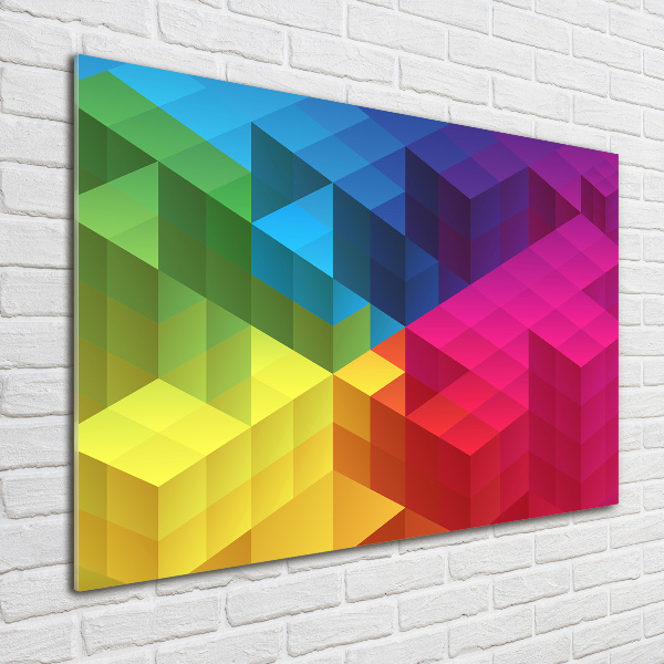 Wall art acrylic Geometric background