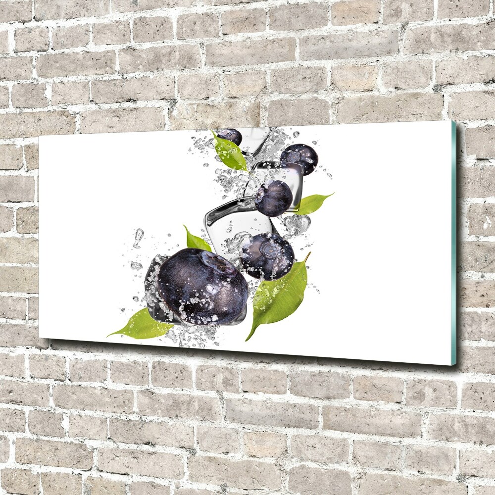 Acrylic print Ice berries