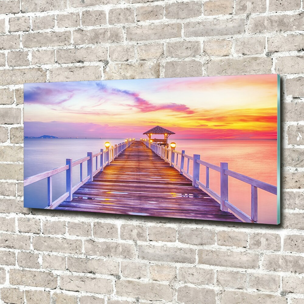 Print on acrylic Wooden pier