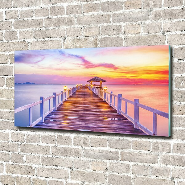 Print on acrylic Wooden pier