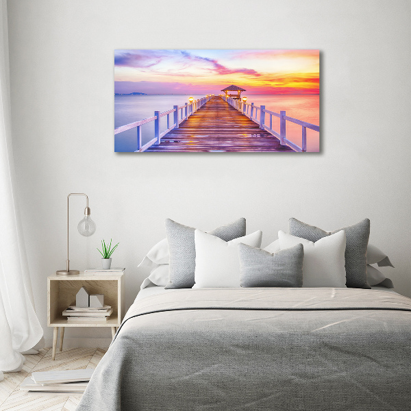 Print on acrylic Wooden pier