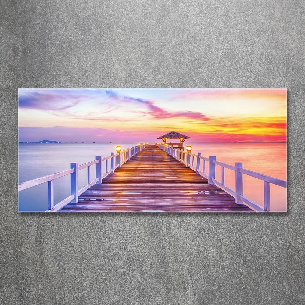 Print on acrylic Wooden pier