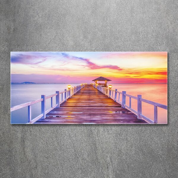 Print on acrylic Wooden pier