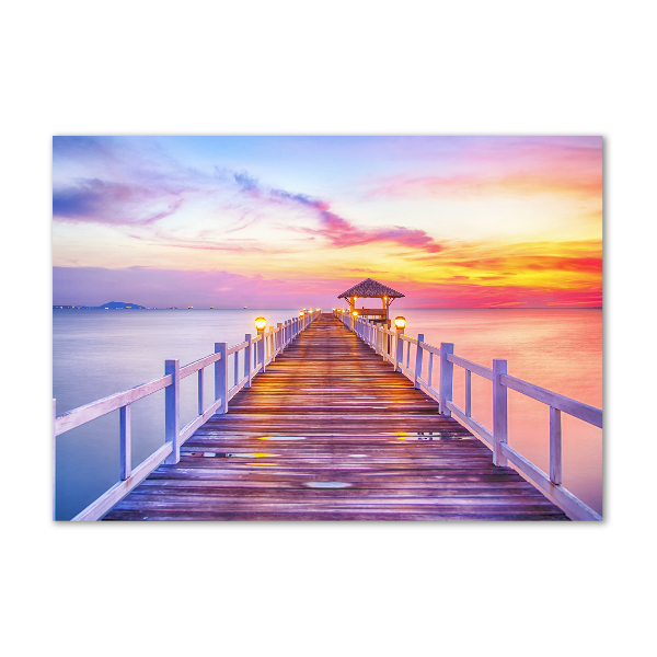 Print on acrylic Wooden pier