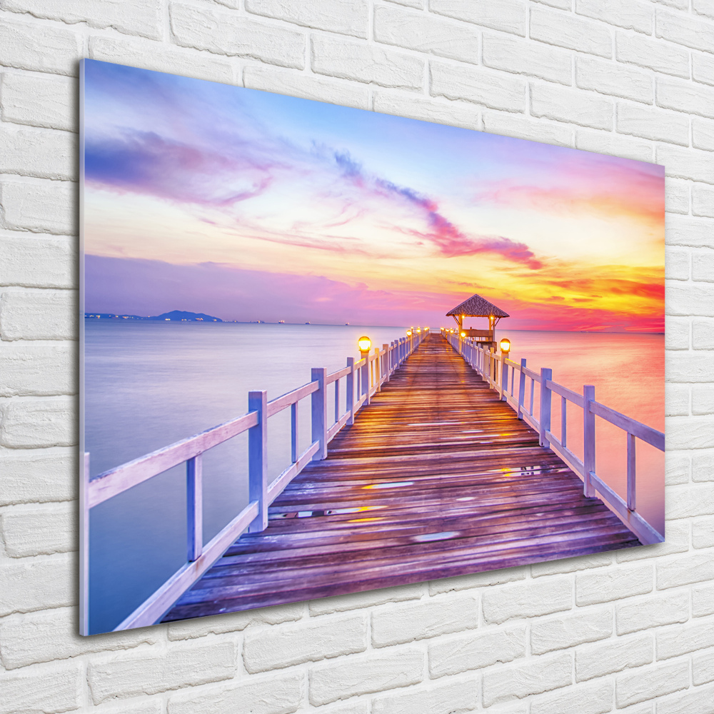 Print on acrylic Wooden pier