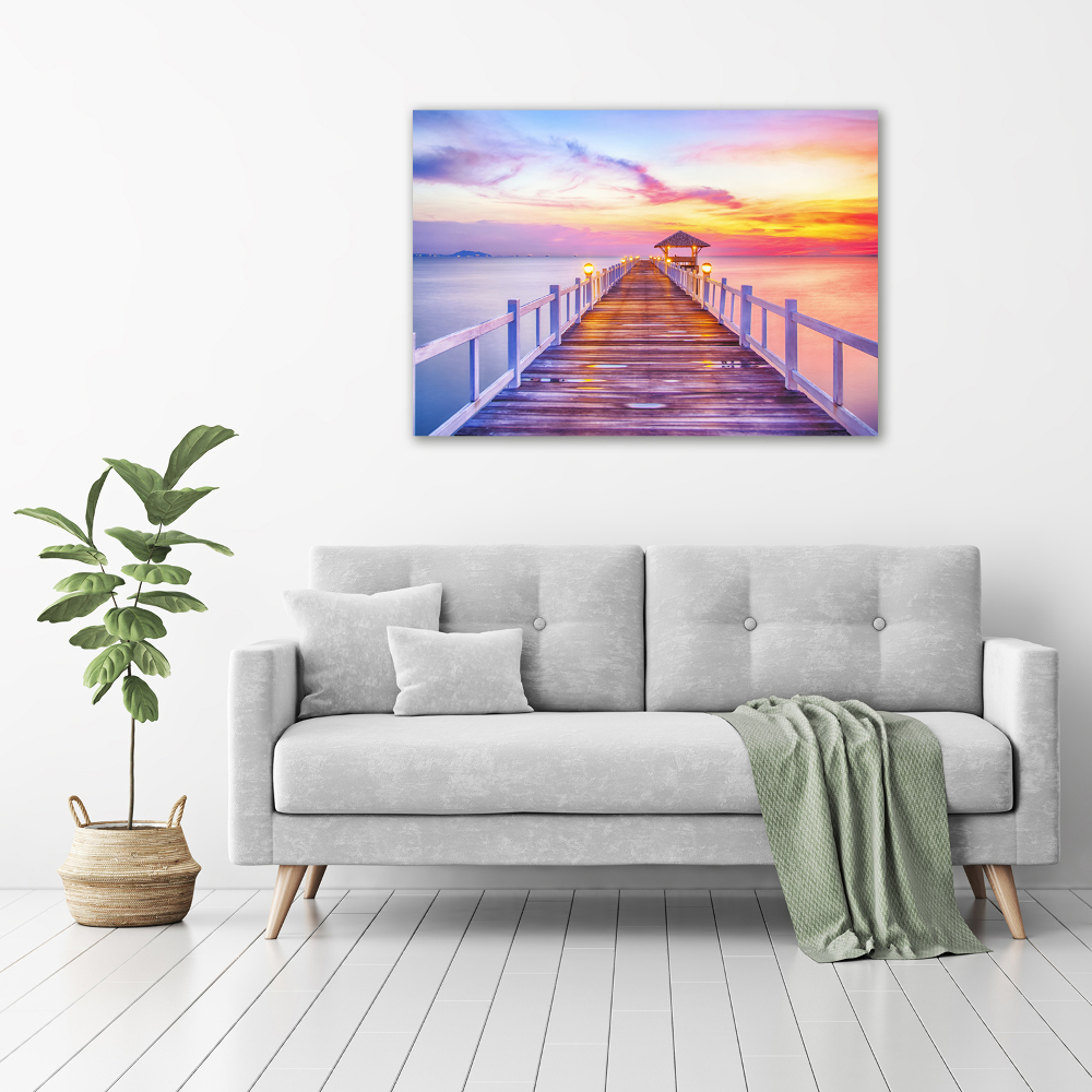 Print on acrylic Wooden pier