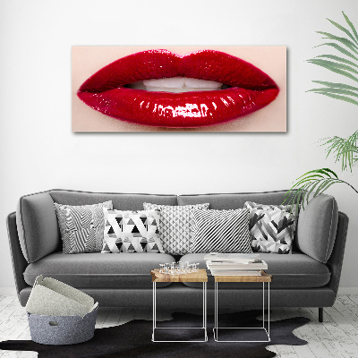 Wall art acrylic Red lips