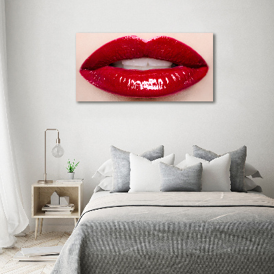 Wall art acrylic Red lips