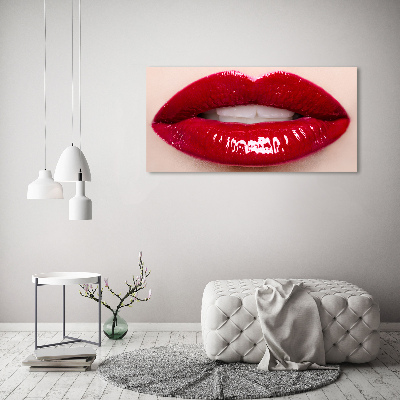 Wall art acrylic Red lips