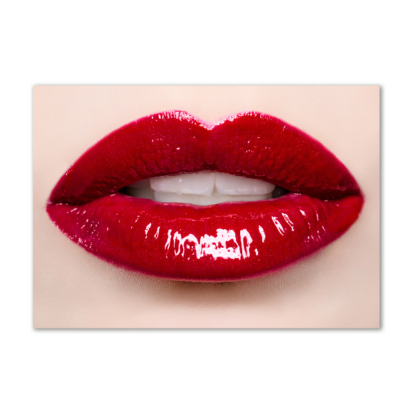 Wall art acrylic Red lips