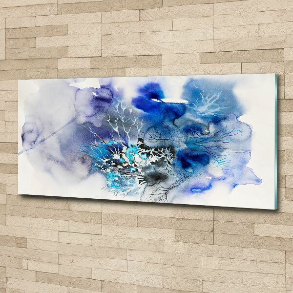 Acrylic wall art Abstraction flowers