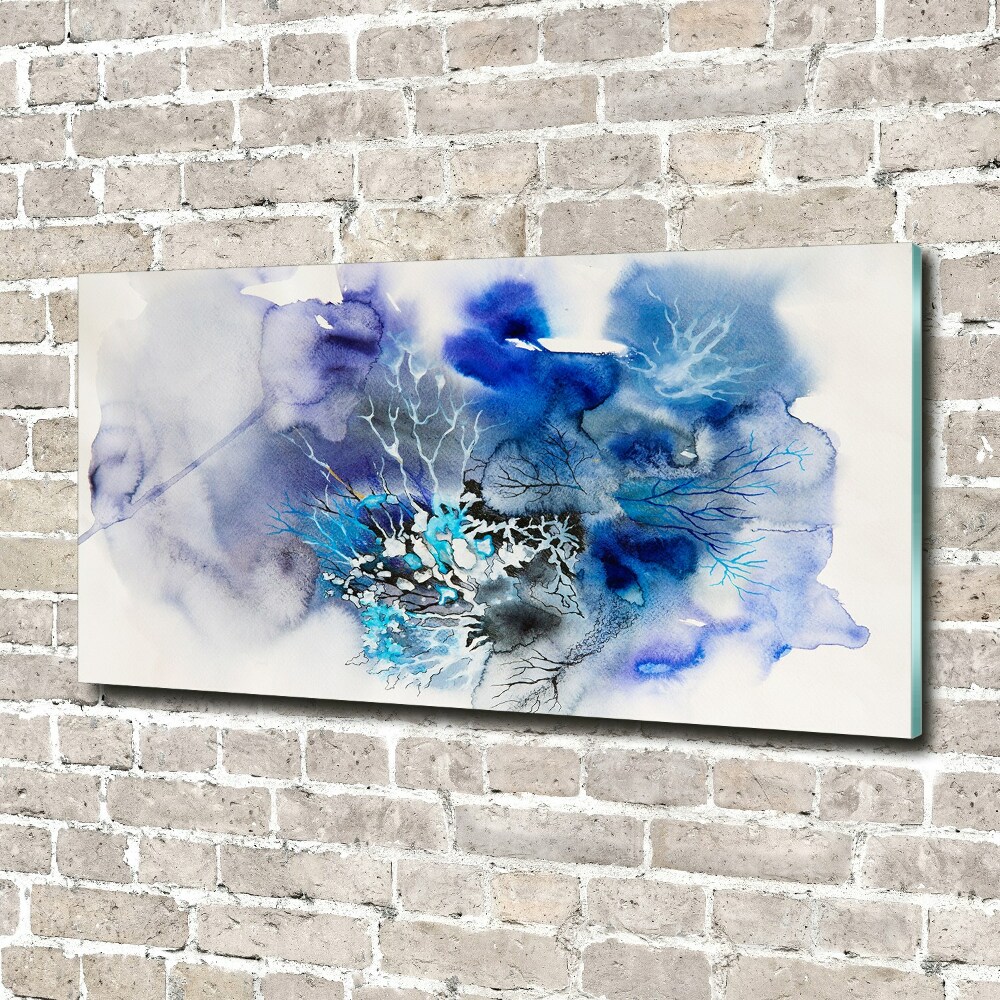 Acrylic wall art Abstraction flowers