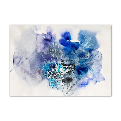 Acrylic wall art Abstraction flowers