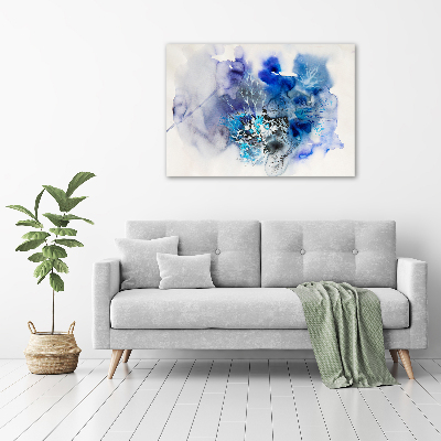 Acrylic wall art Abstraction flowers