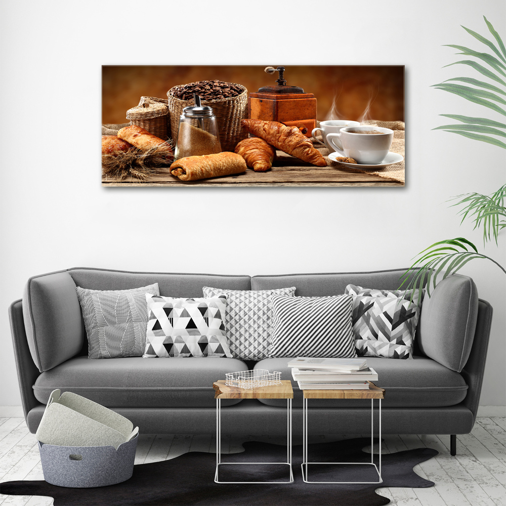 Glass acrylic wall art Breakfast