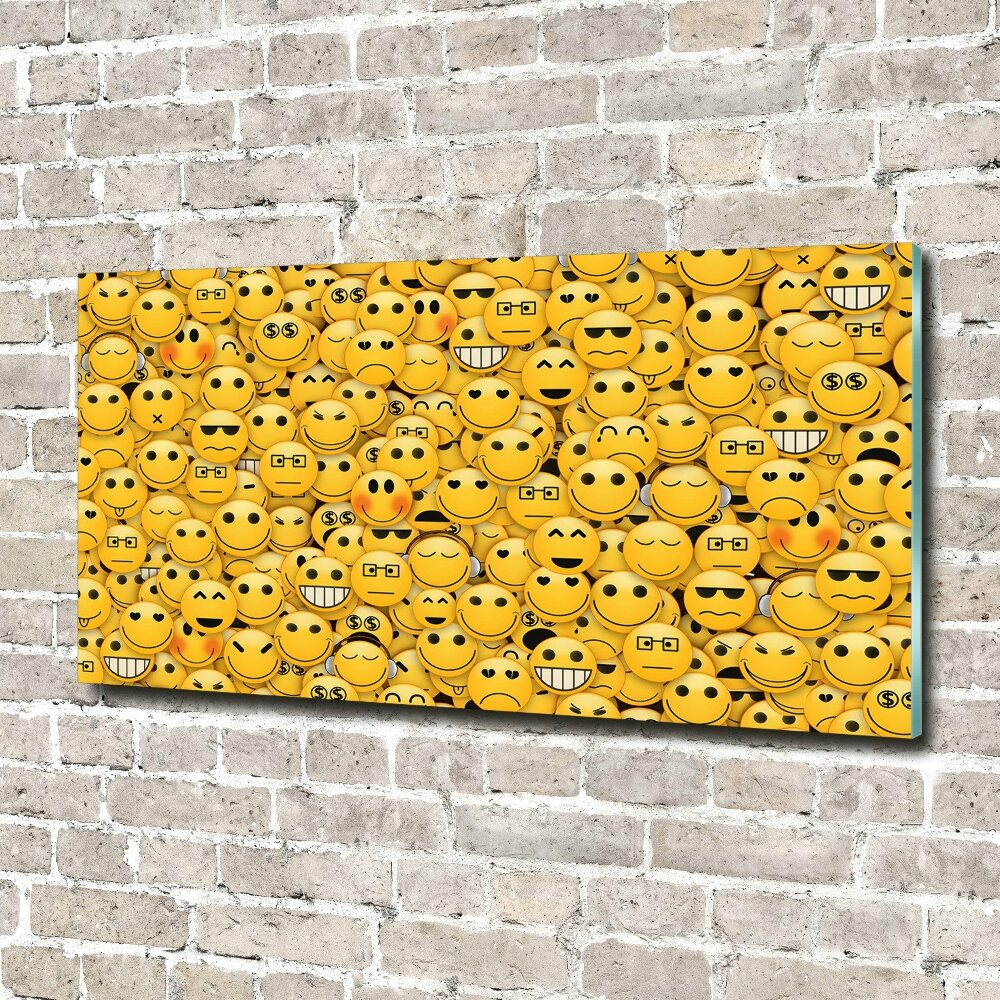 Wall art acrylic Emoticons