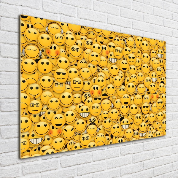 Wall art acrylic Emoticons