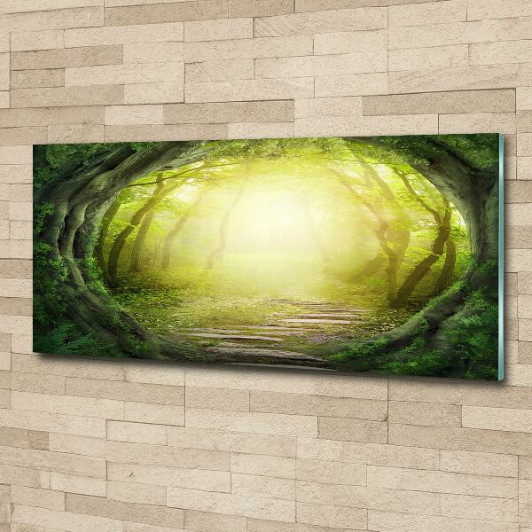 Wall art acrylic Tunnel of trees