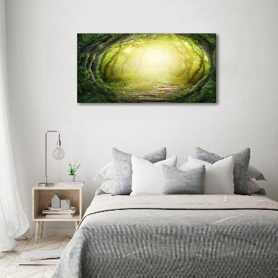 Wall art acrylic Tunnel of trees