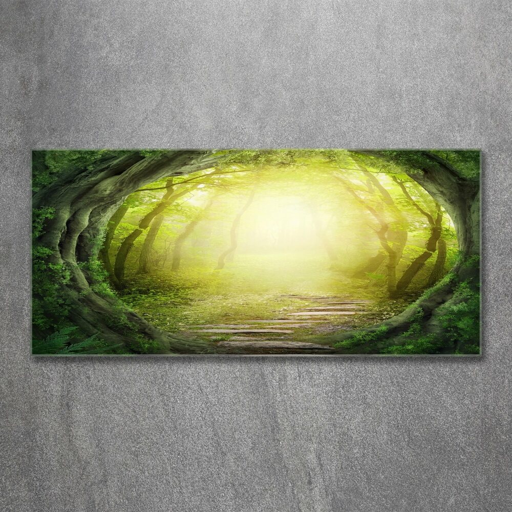 Wall art acrylic Tunnel of trees