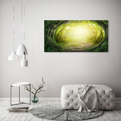 Wall art acrylic Tunnel of trees