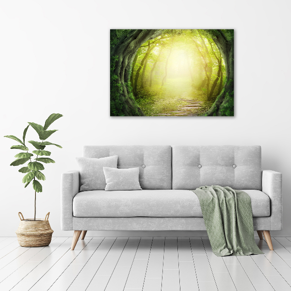 Wall art acrylic Tunnel of trees