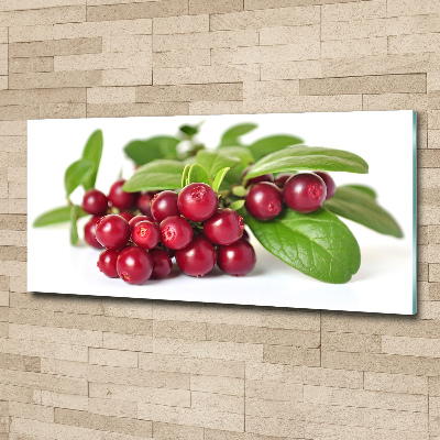 Glass acrylic wall art Cowberry