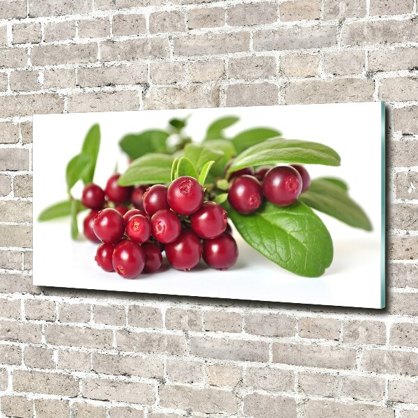 Glass acrylic wall art Cowberry