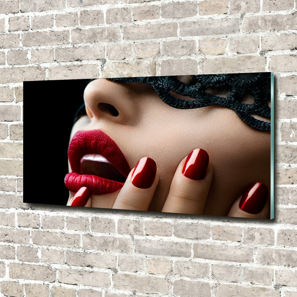 Acrylic wall art Lace mask