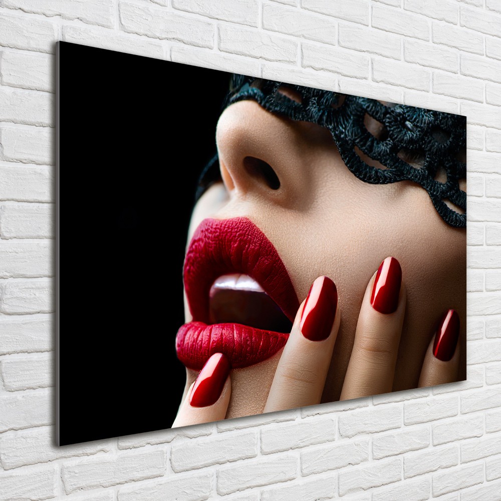 Acrylic wall art Lace mask