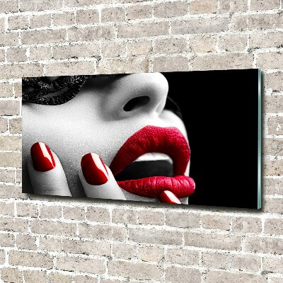 Acrylic wall art Lace mask