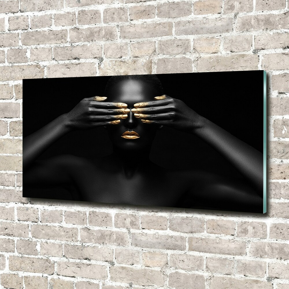 Wall art acrylic A woman in black