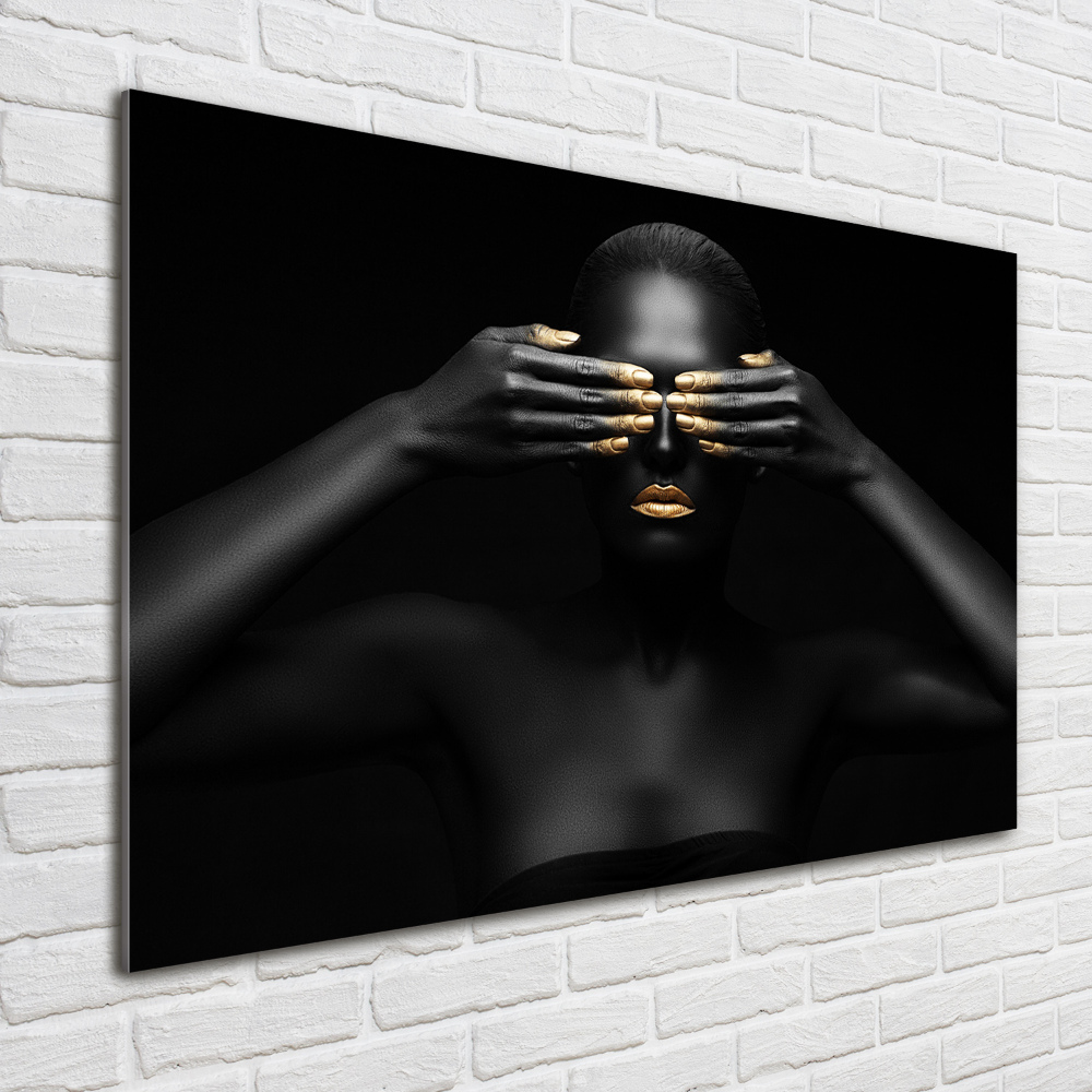 Wall art acrylic A woman in black