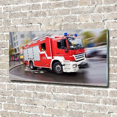 Print on acrylic Fire truck