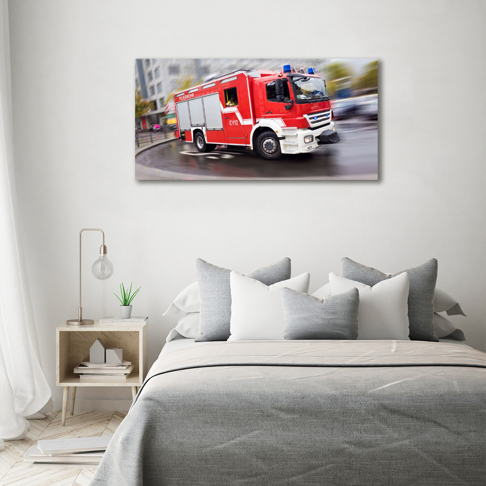 Print on acrylic Fire truck